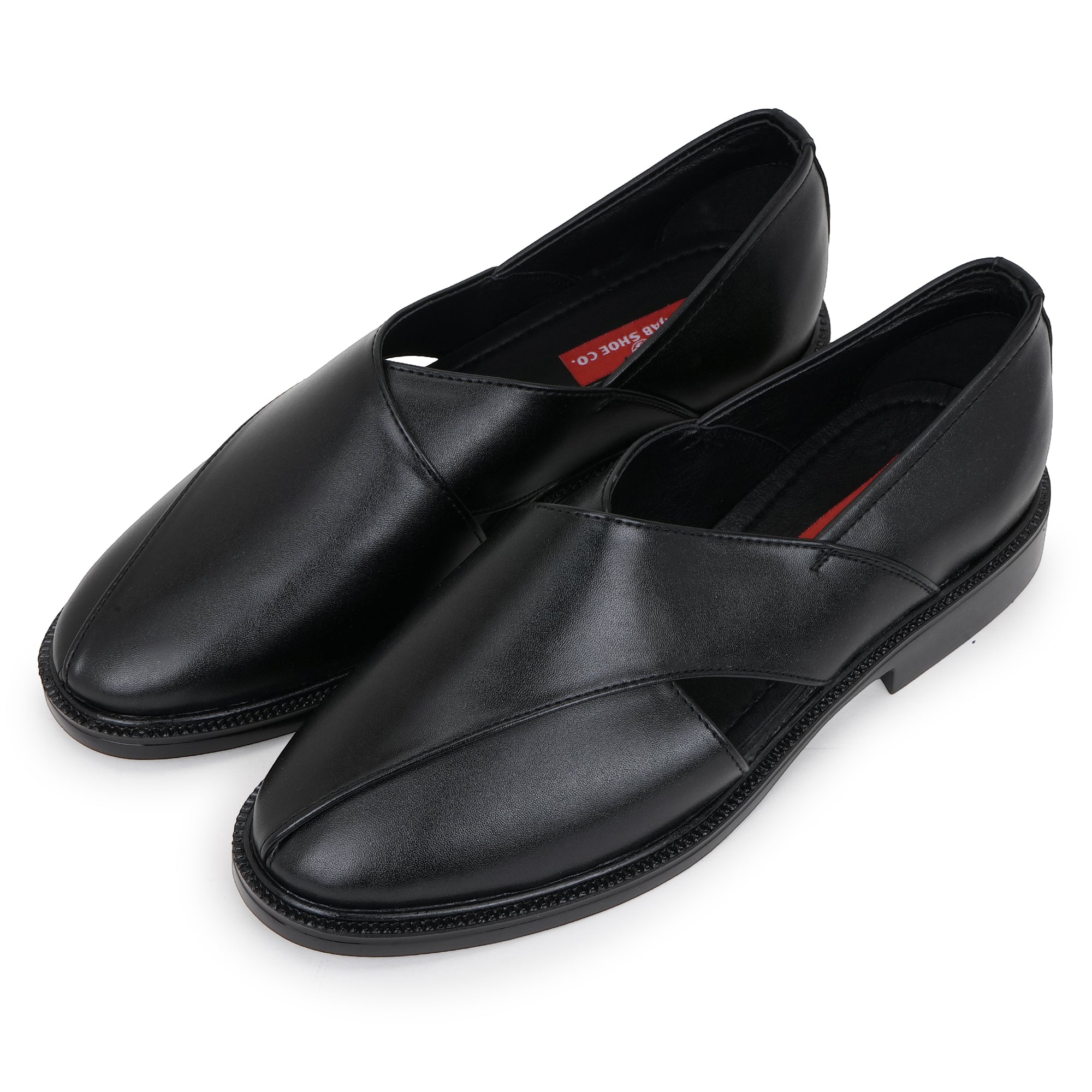NON LEATHER PESHAWARI AEDA BANDH - BLACK