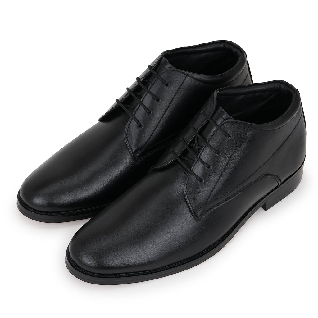 URBAN ELEGANCE HIGH NECK DERBY - BLACK