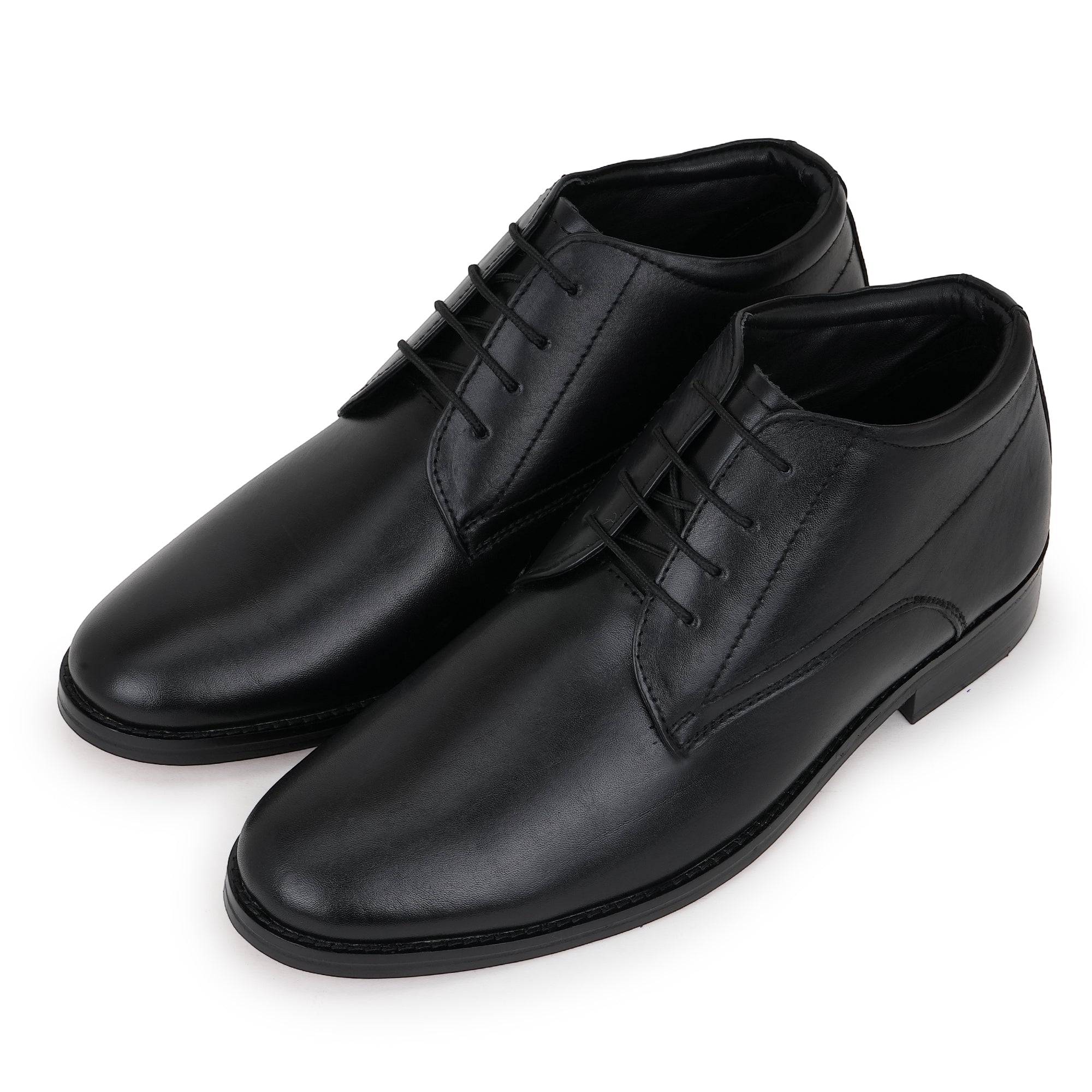 URBAN ELEGANCE HIGH NECK DERBY - BLACK