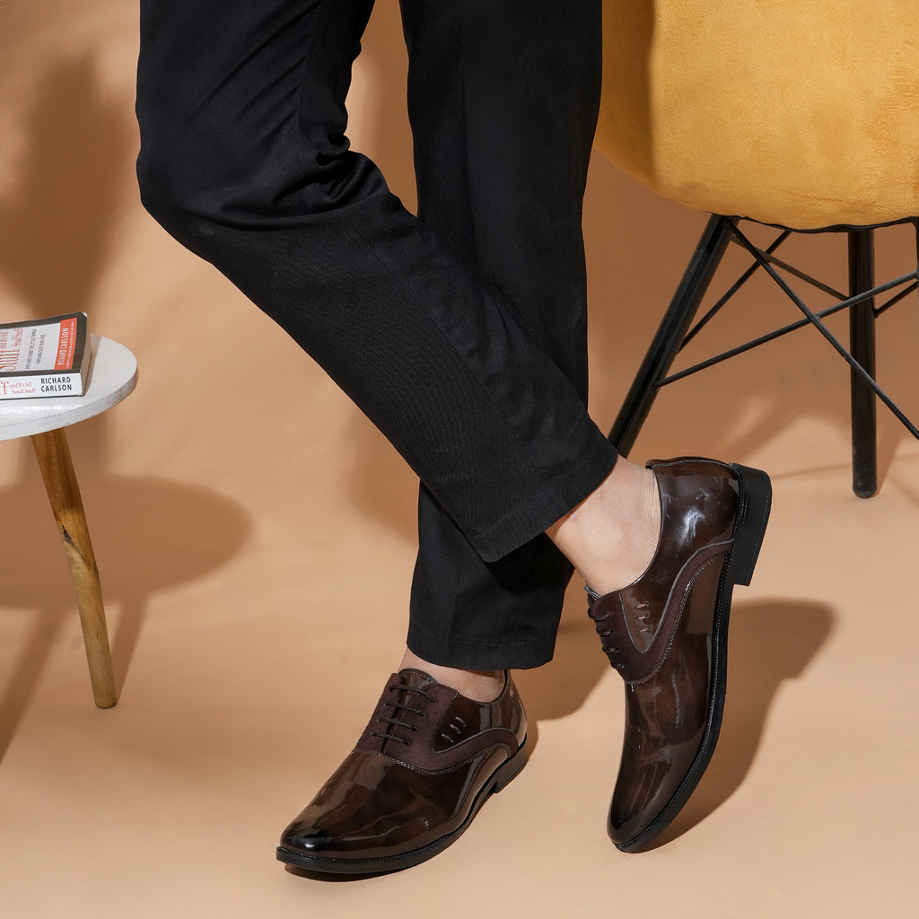 MIDNIGHT LUXE TEXTURED DERBY - BLACK