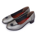 LUNA SHINE BALLERINAS - GUN METAL