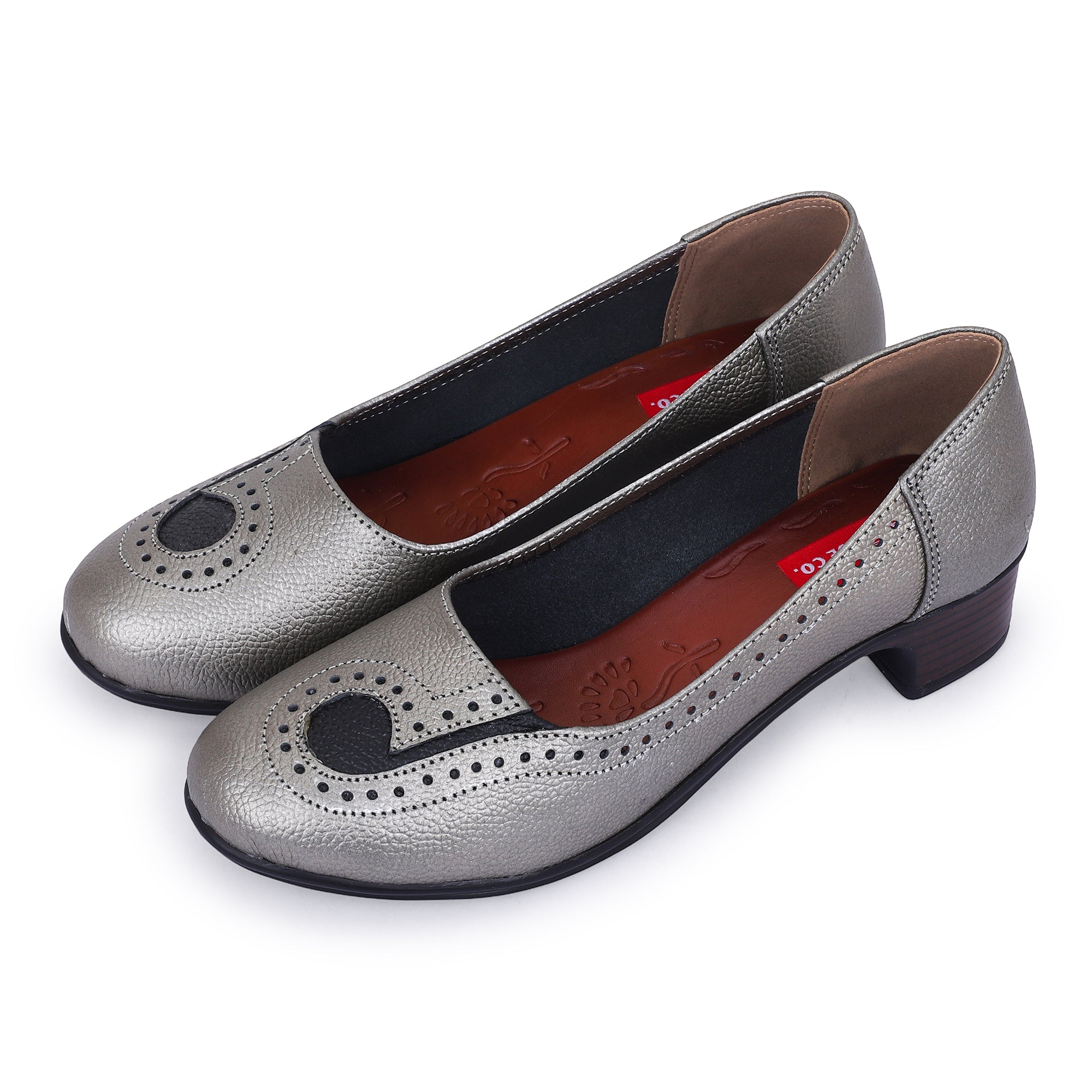 LUNA SHINE BALLERINAS - GUN METAL
