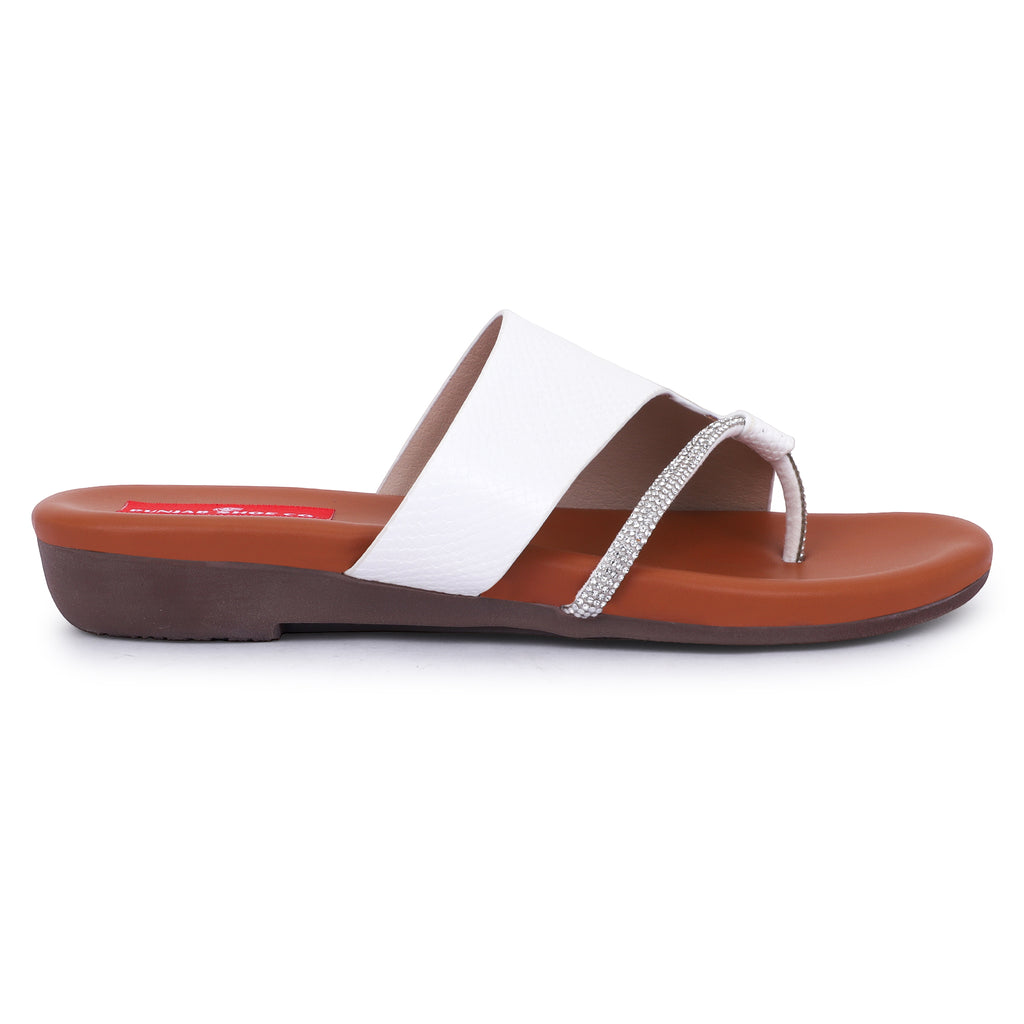 CRYSTAL LOOP FLATS - WHITE