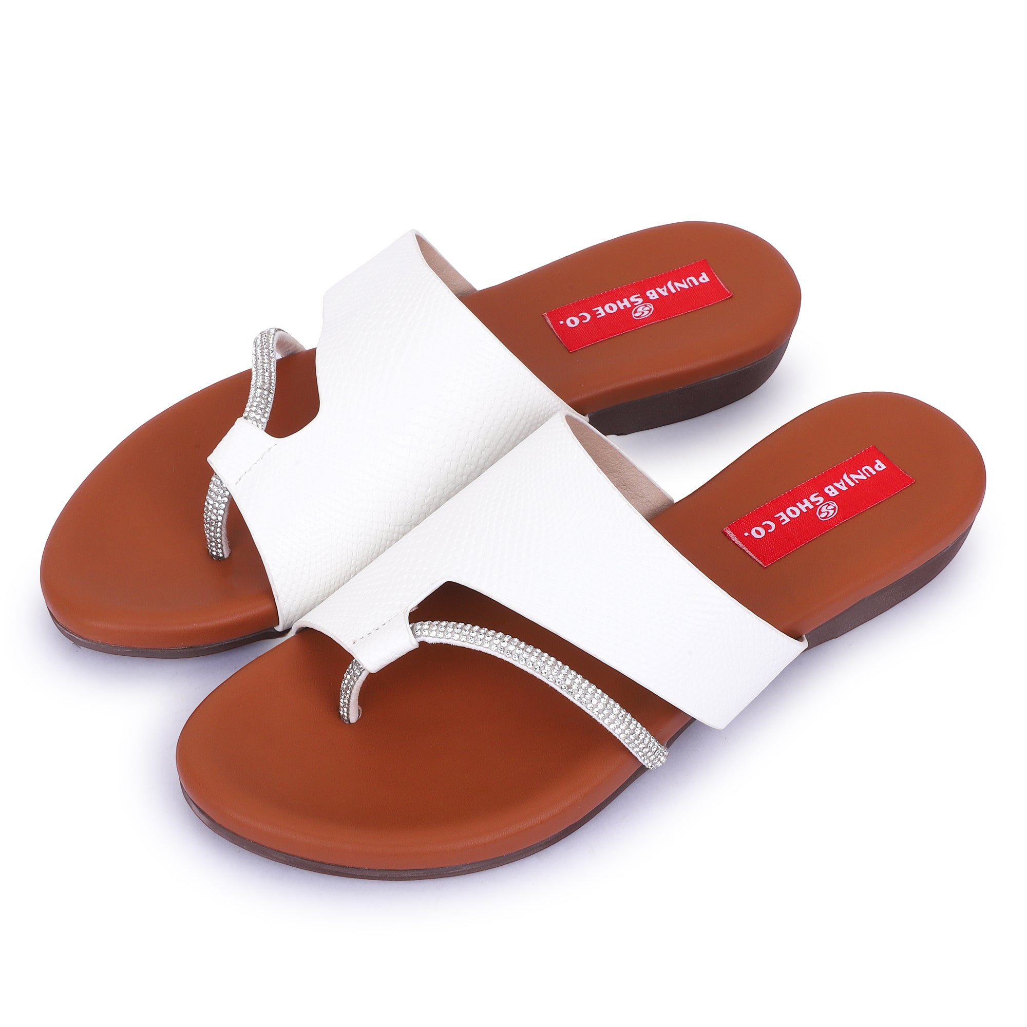 CRYSTAL LOOP FLATS - WHITE