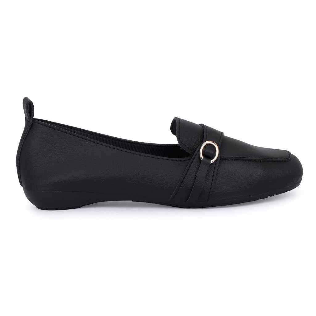 URBAN CHIC LOAFERS - BLACK