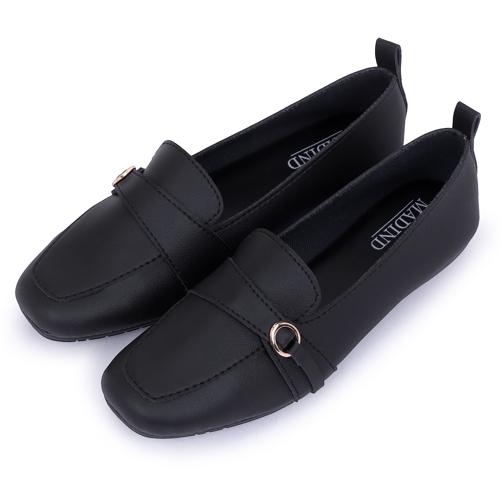 URBAN CHIC LOAFERS - BLACK