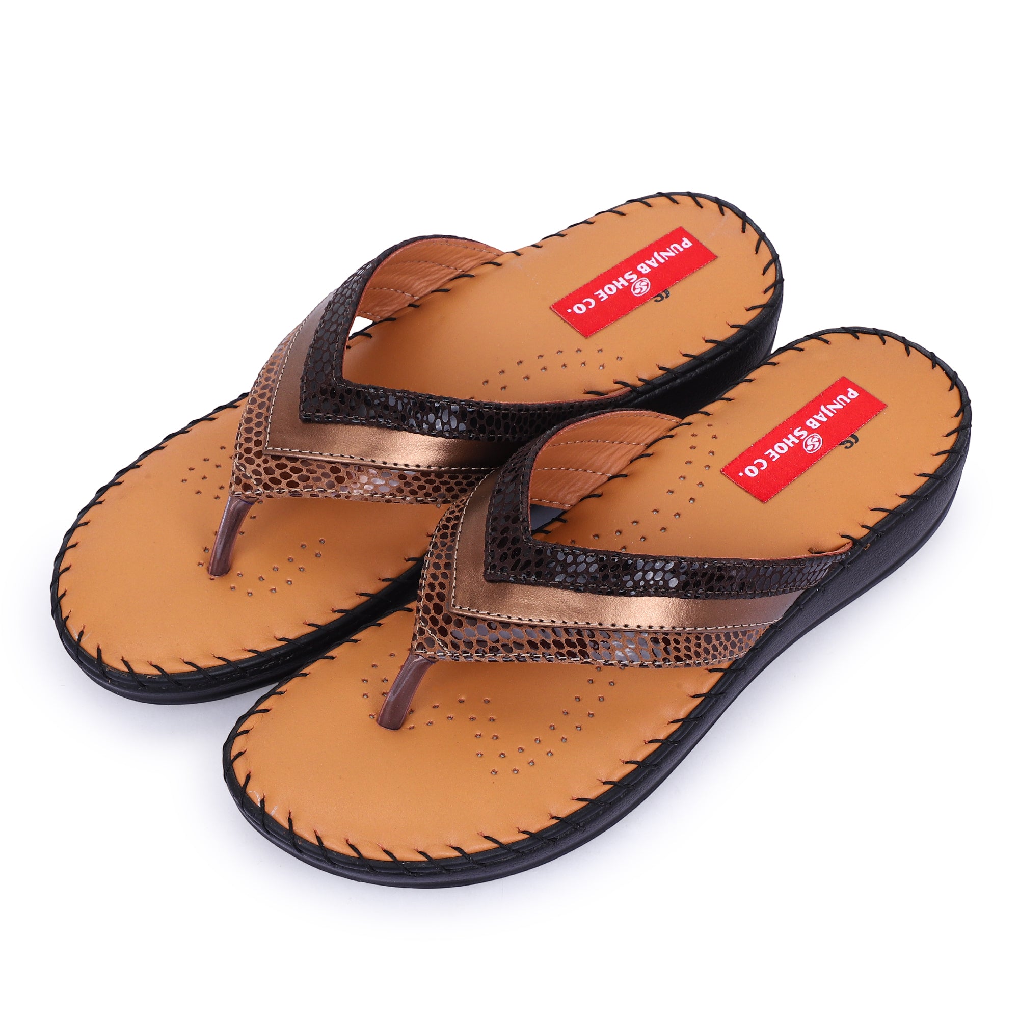 DOCTOR SOLE COMFORT CHEVRON V SHAPE - BROWN