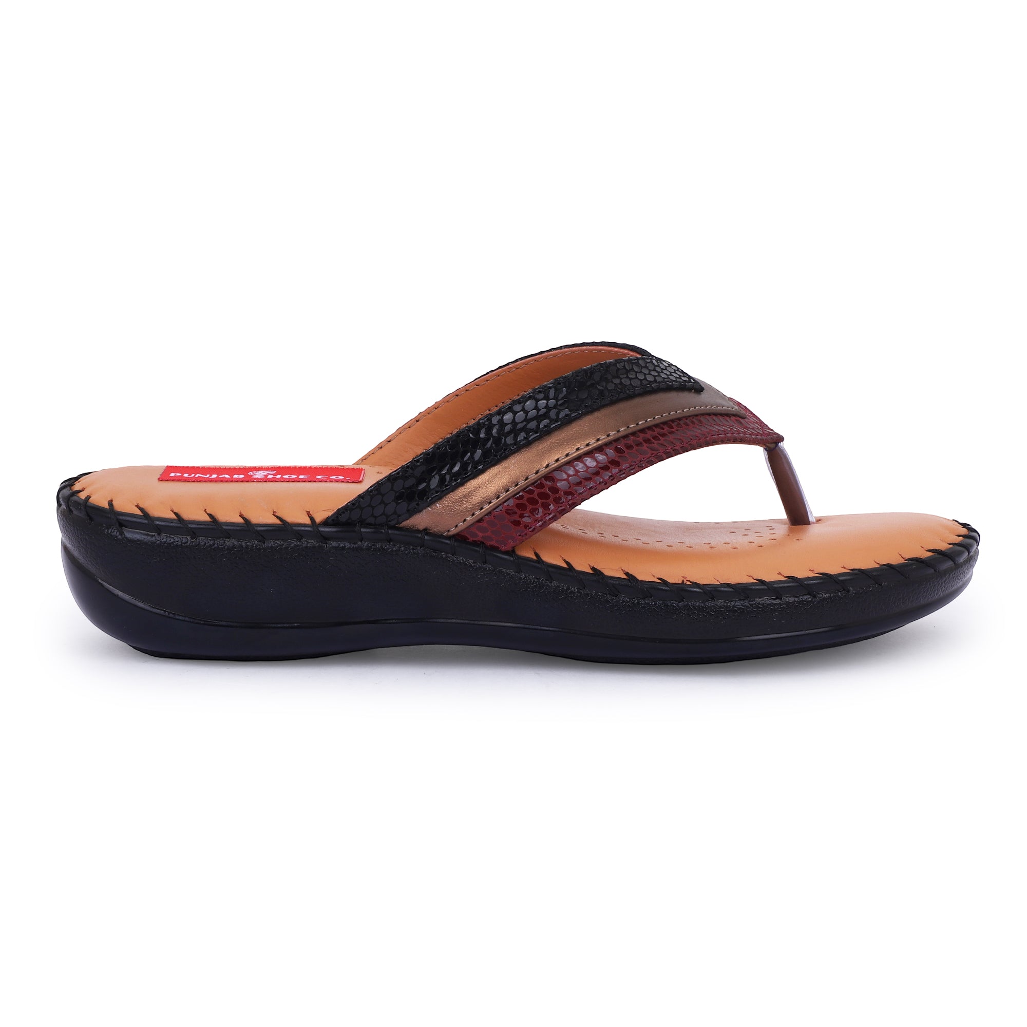 DOCTOR SOLE COMFORT CHEVRON V SHAPE - CHERRY