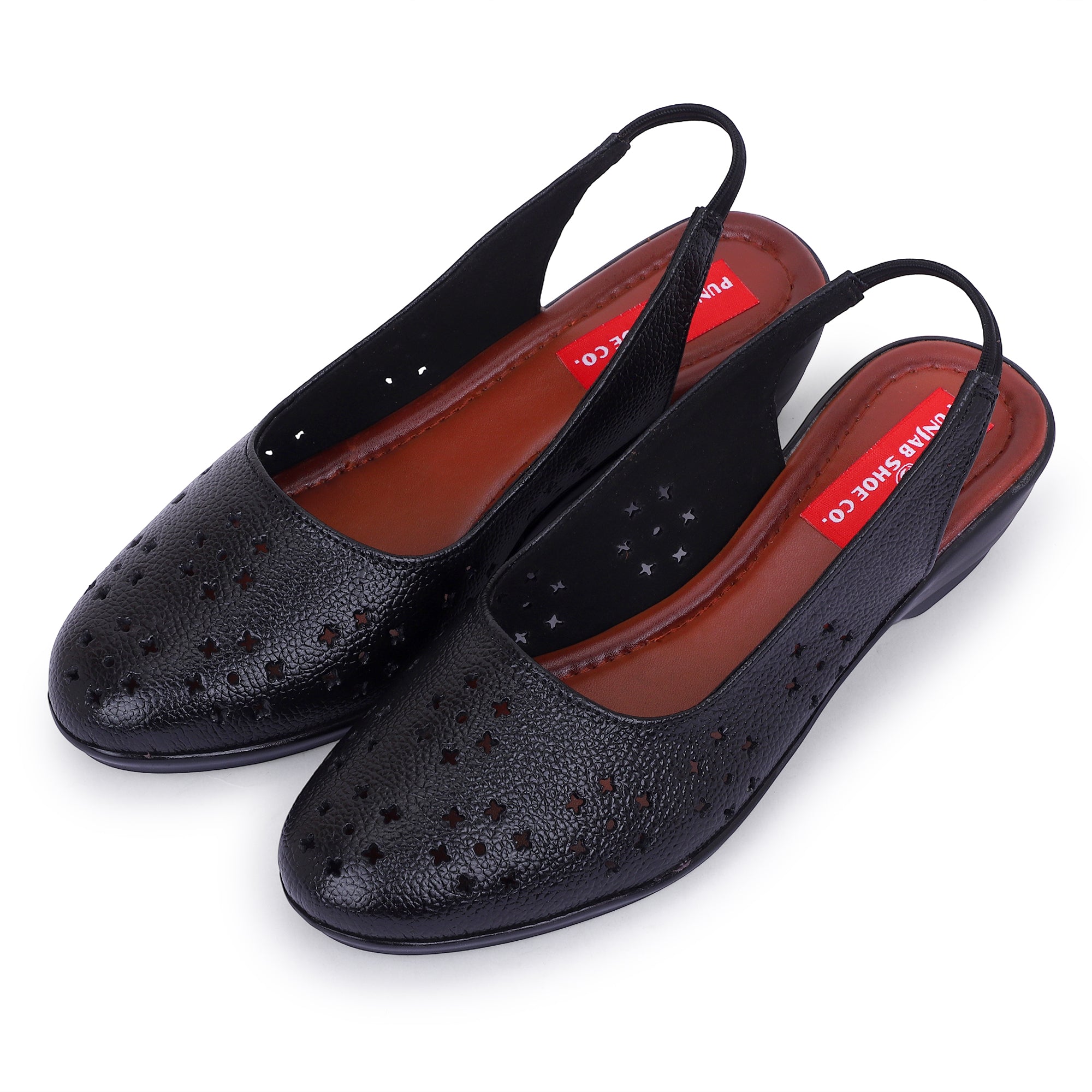 ELEGANT NOIR LEATHER SANDALS - BLACK