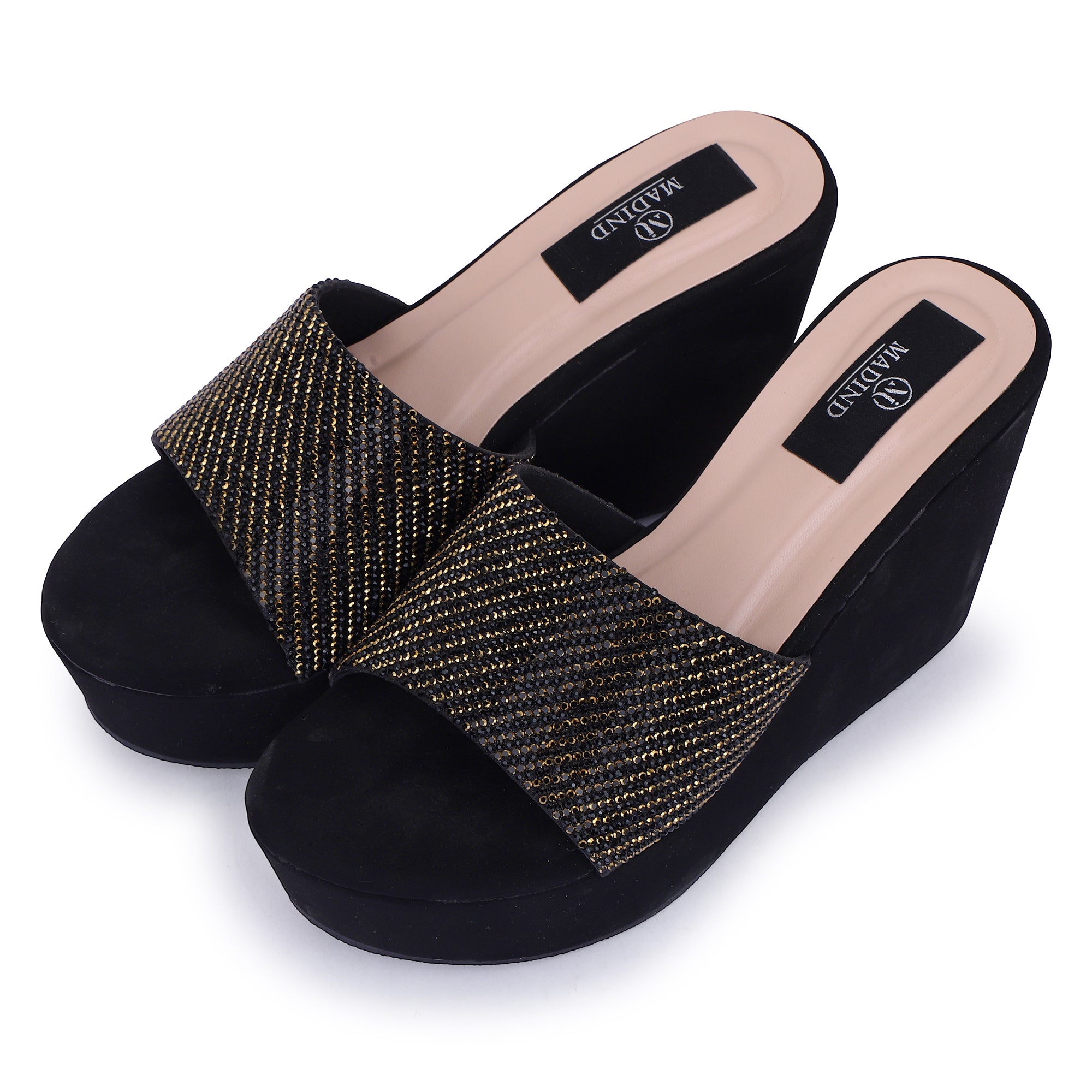 ALLURE PLATFORM WEDGES - BLACK