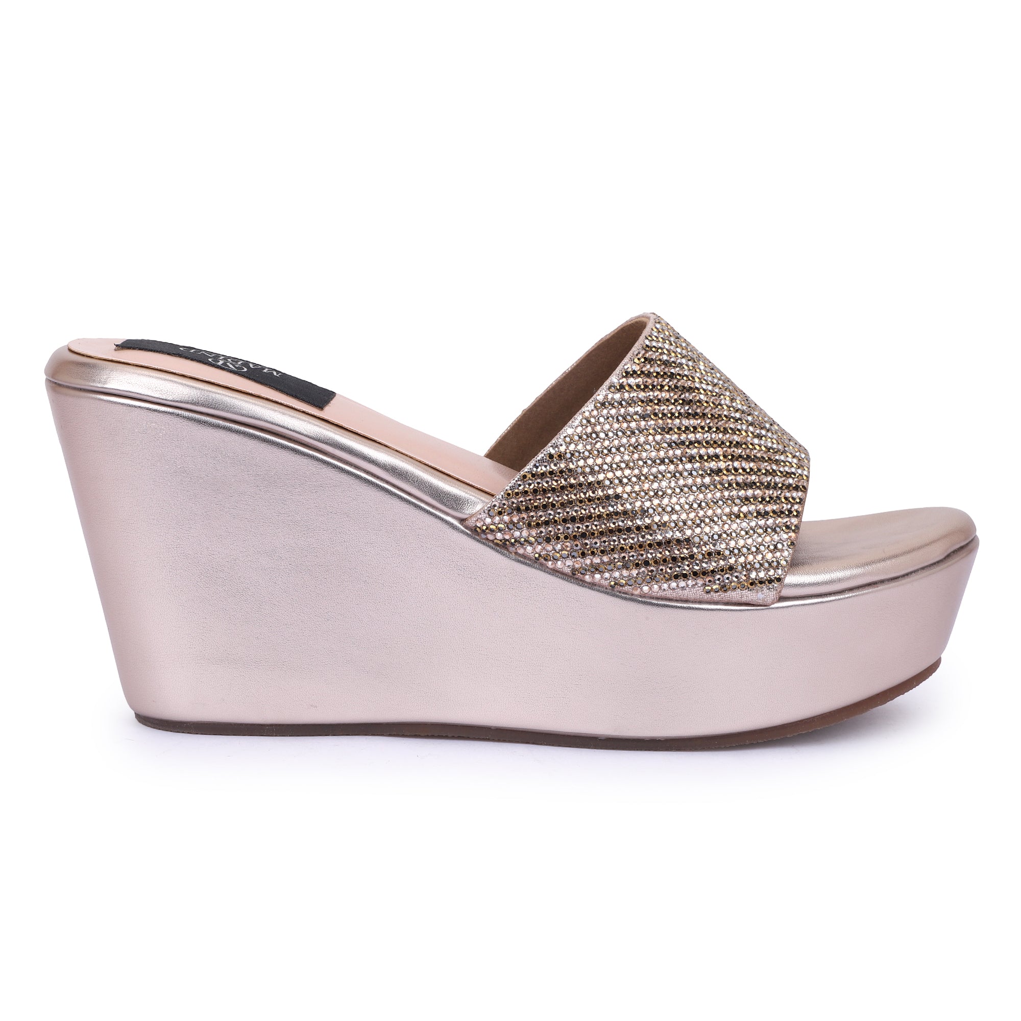 ALLURE PLATFORM WEDGES - GOLD