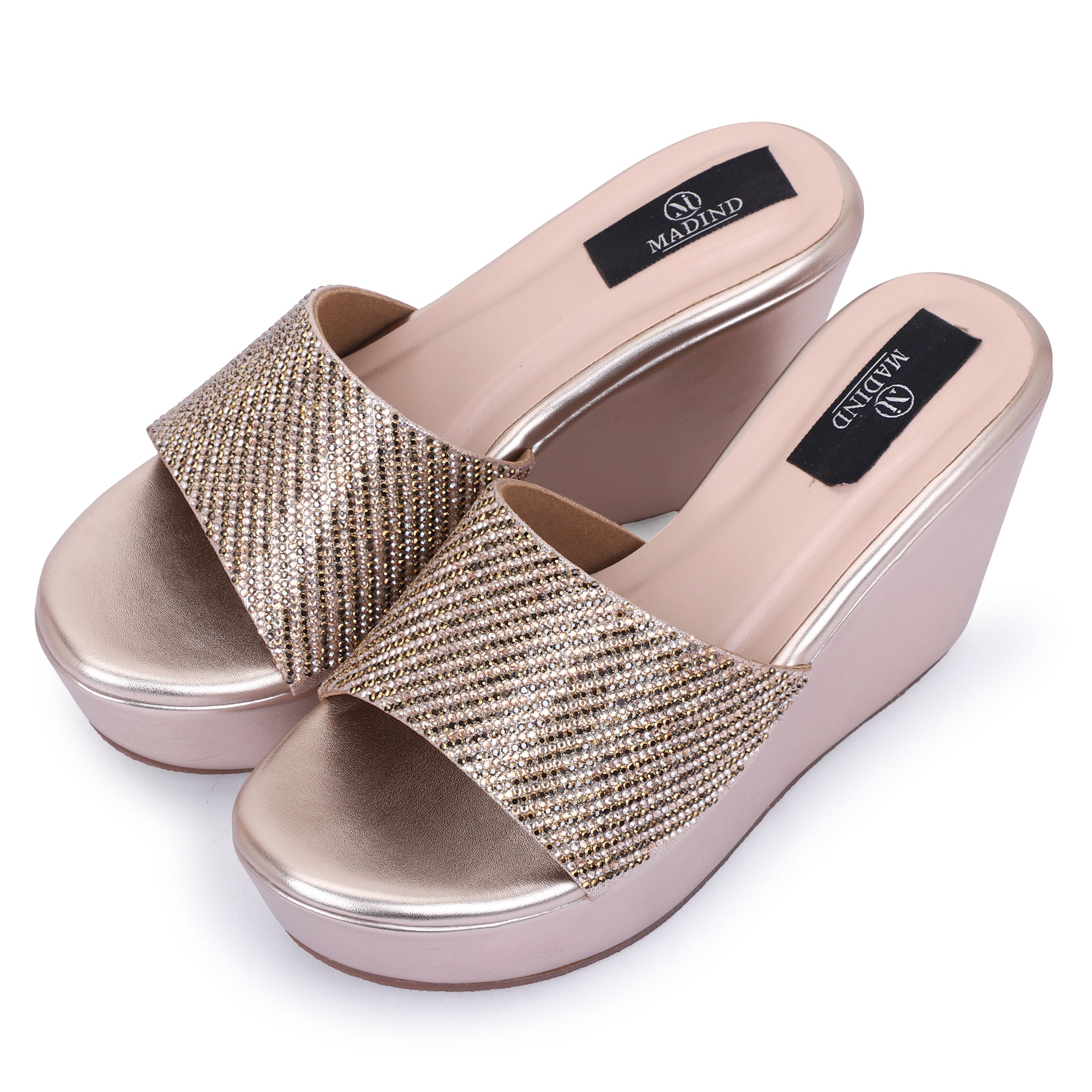 ALLURE PLATFORM WEDGES - GOLD