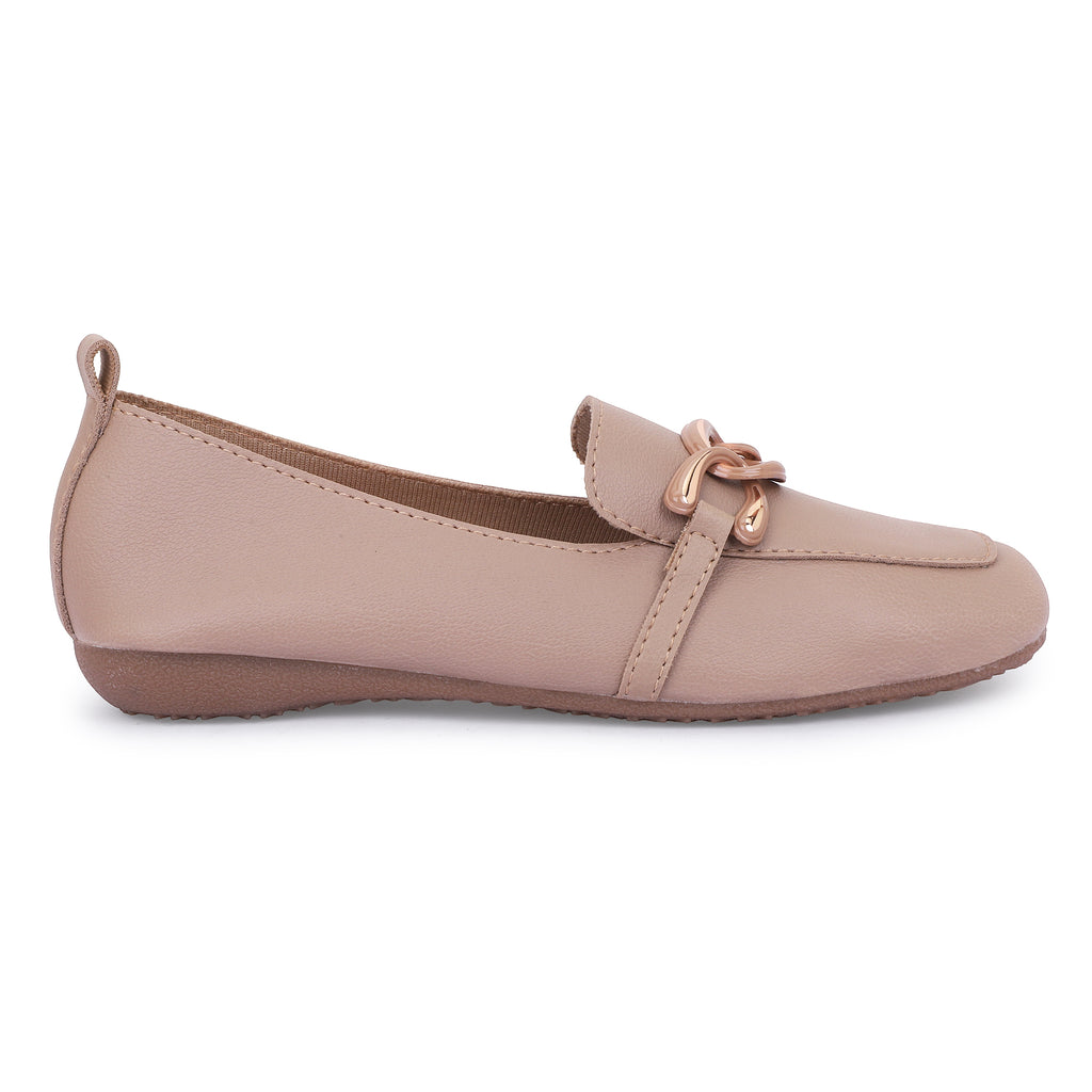 ELEGANCE CHAIN LINK LOAFERS - BLACK