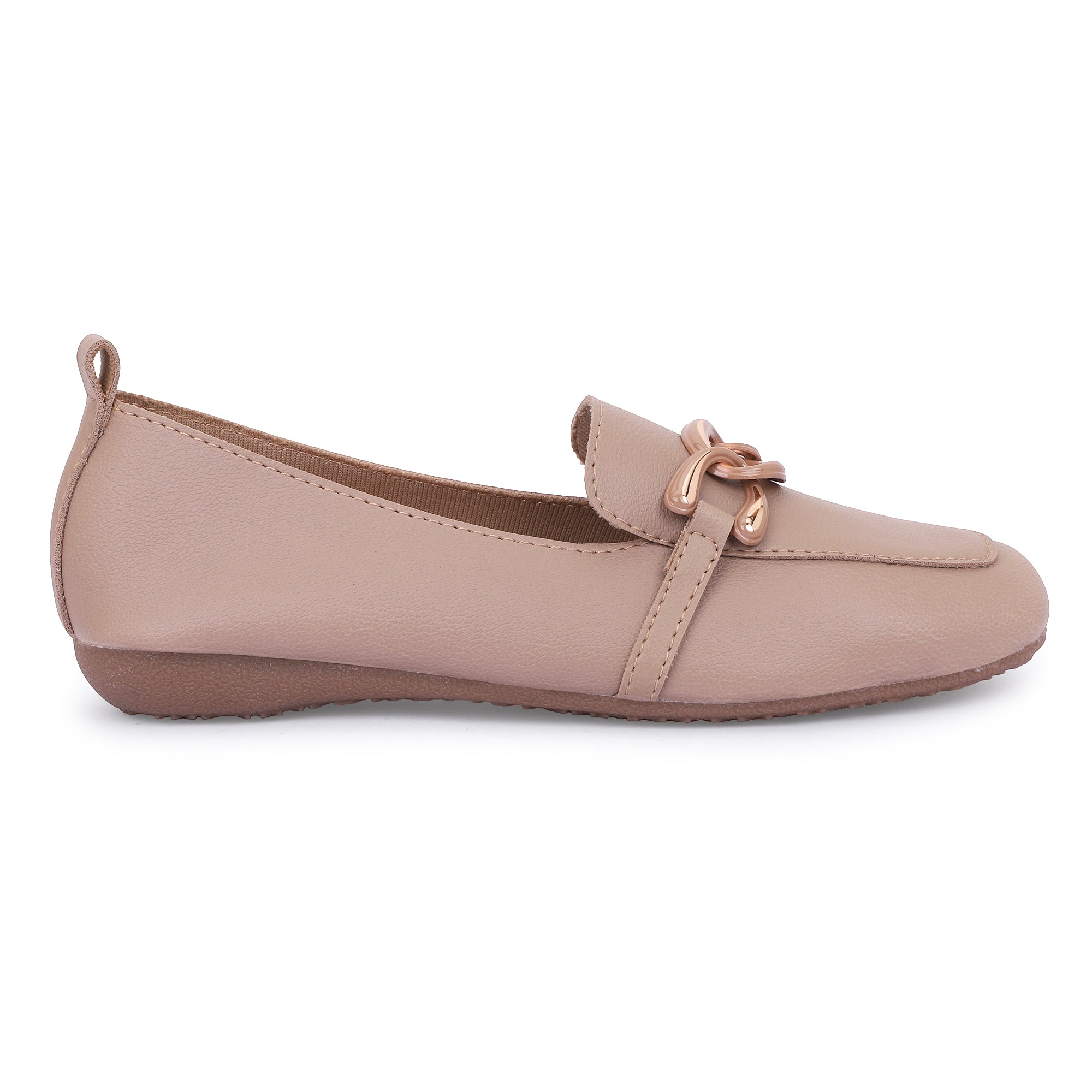 ELEGANCE CHAIN LINK LOAFERS - BLACK