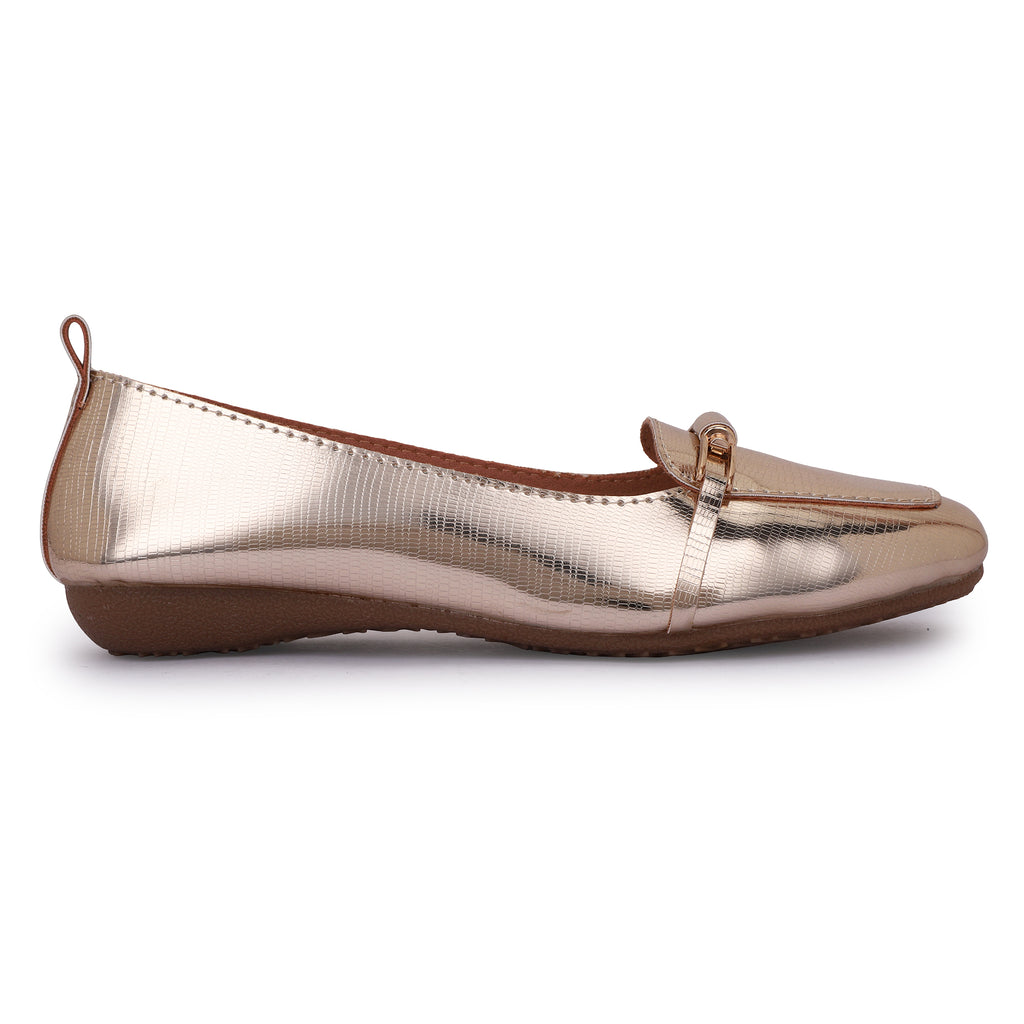 MODERN LUXE BIT LOAFERS - GOLD